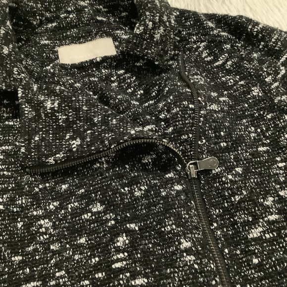 Banana republic black rocker jacket side zipper size 4 - Picture 9 of 10